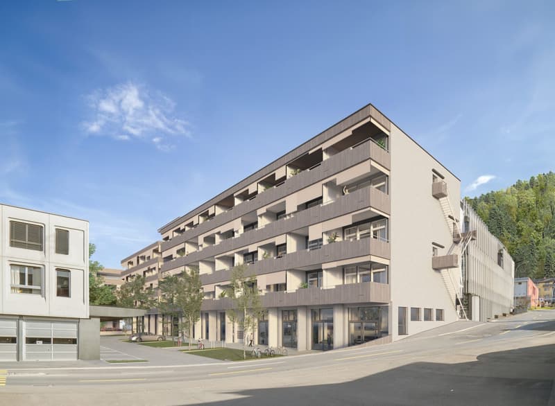 2 Zimmer-Loftwohnung im 4. OG (oberste Etage) (2)