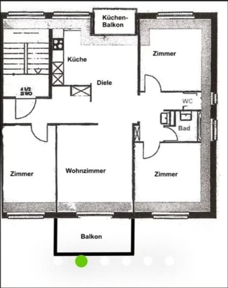Moderne 4.5 Zimmer Wohnung mit 2 Balkonen und See&Bergblick (10)