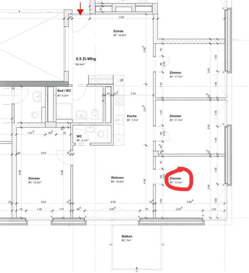 Room in WOKO shared flat (2)