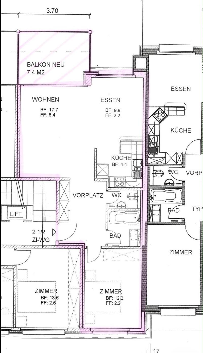 Helle 2.5 Zimmer-Wohnung in Bülach (2)