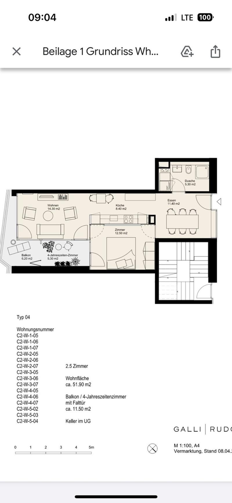 Möbilierte 2.5 Zimmer Wohnung in Horgen BEFRISTET (6)