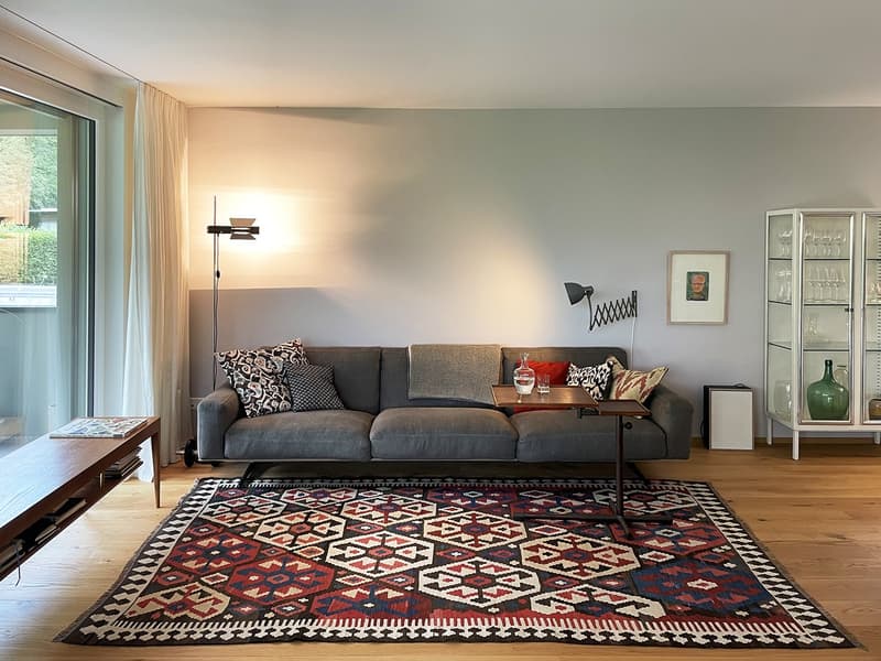 Wunderschöne vollständig 2.5-Zimmer-Wohnung mit Garten (6)