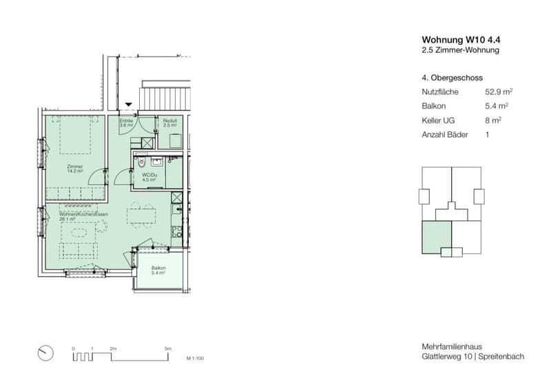 Moderne, neuwertige Wohnung mit optionaler Möbelübernahme und Parkplatz (12)