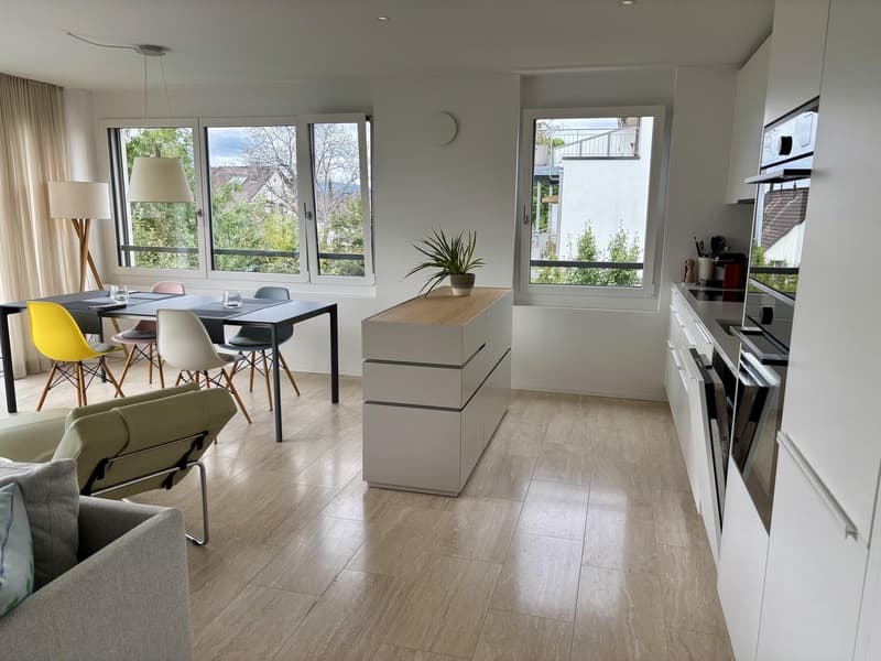 4.5-Zimmer-Wohnung mit Aussicht, an schöner Lage über dem Zürichsee (2)