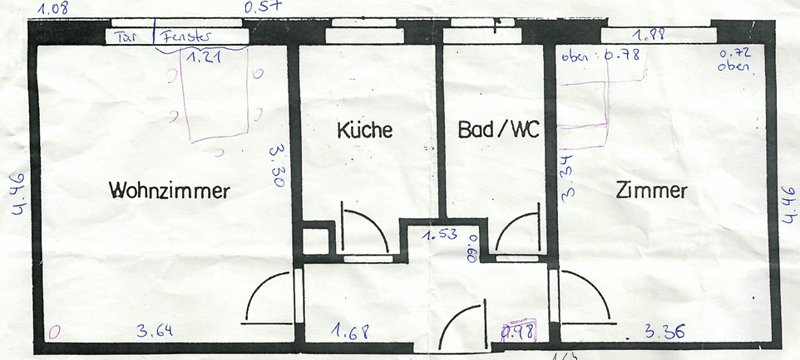 2 Zimmer-Wohnung, 8050 Zürich (2)
