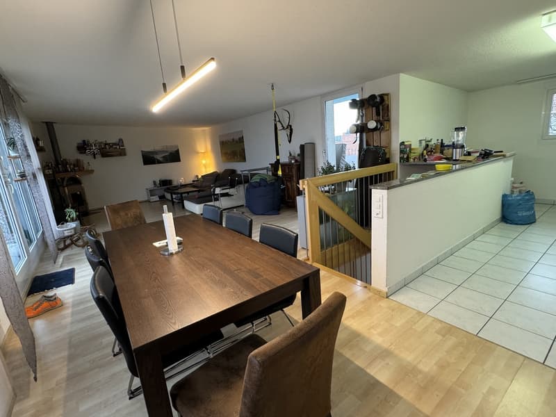 Wohnzimmer aus der Ecke