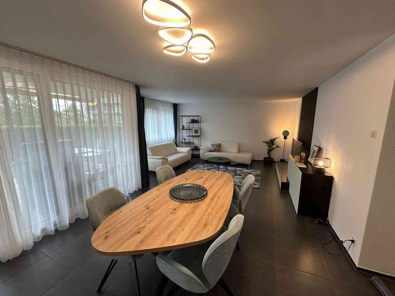 Renovierte 3.5-Zimmer-Gartenwohnung, rollstuhlgängig, ruhige Wohnlage (1)