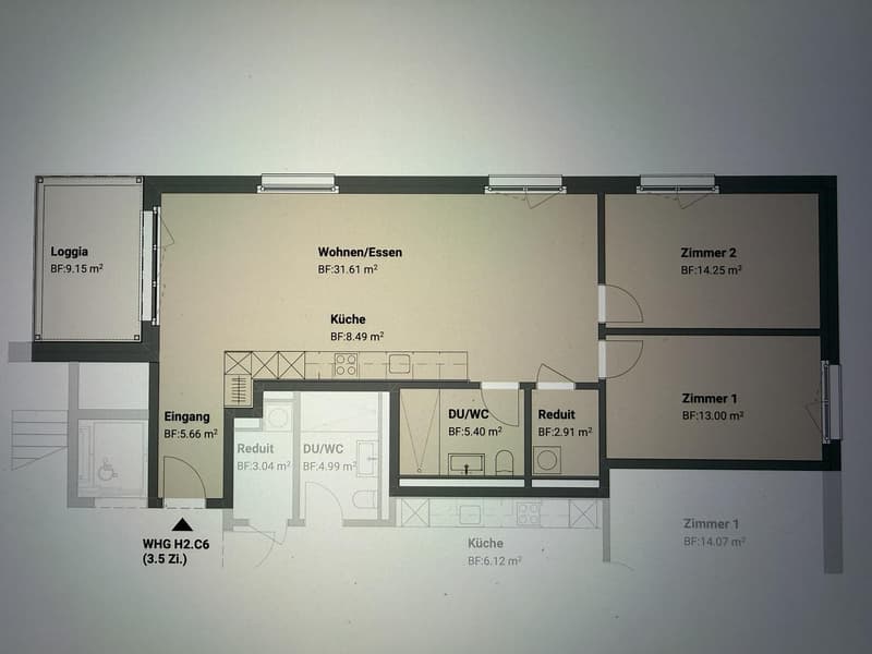 Helle 3.5-Zimmerwohnung mit Kita im Haus  zentral in Dielsdorf, ab sofort beziehbar (5)