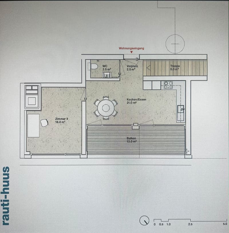 Modernes WG Zimmer in 3er Maisonette-WG (9)