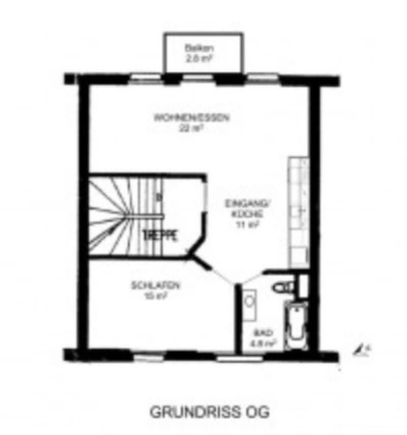 Helle & stilvolle 2-Zimmer-Wohnung mit Balkon (9)