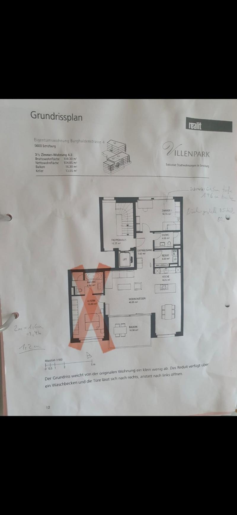 Möbelierte, grosszügige Wohnung zur Untermiete in Lenzburg, altstadtnähe & schöne Sonnenuntergänge (3)