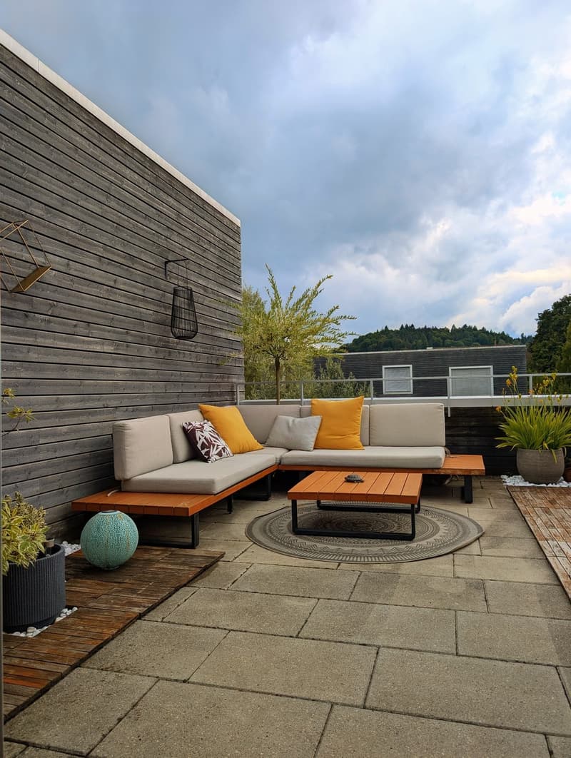 35 m2 Terrasse