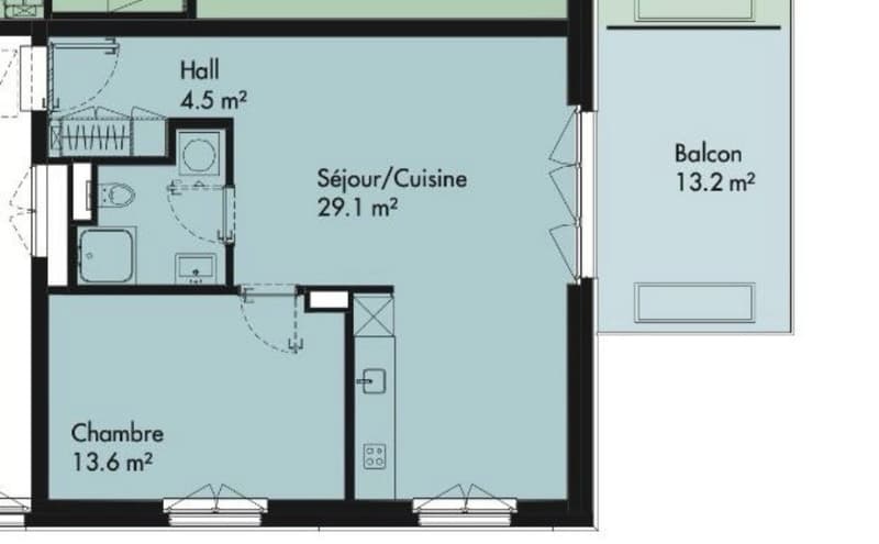 Appartement 2 ½ pièces, 1030 Bussigny (8)