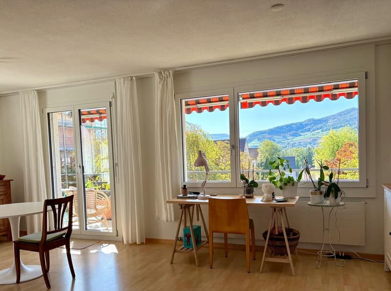 Helle 3.5-Zimmer-Wohnung mit 2 Balkone und schöner Aussicht (1)