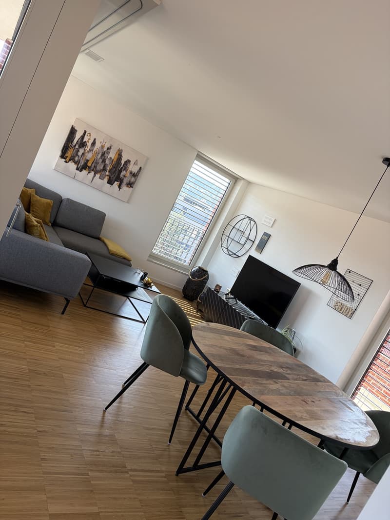 Möblierte 2.5-Zimmer-Attikawohnung mit zwei Terrassen in Regensdorf unbefristete Untermiete (4)