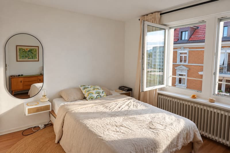 Renovated 2 room apartment in central Wiedikon with unique view (3)