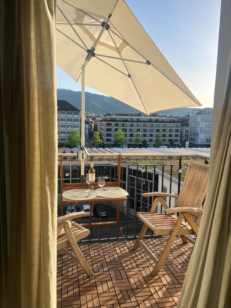 Renovated 2 room apartment in central Wiedikon with unique view (2)