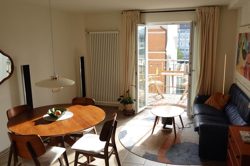 Renovated 2 room apartment in central Wiedikon with unique view (1)