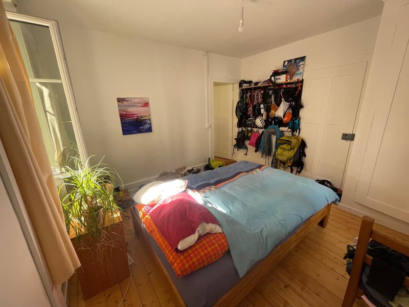 WG-Zimmer in zentraler und schöner Altbauwohnung im Parterre mit Gartensitzplatz zu vermieten (2)