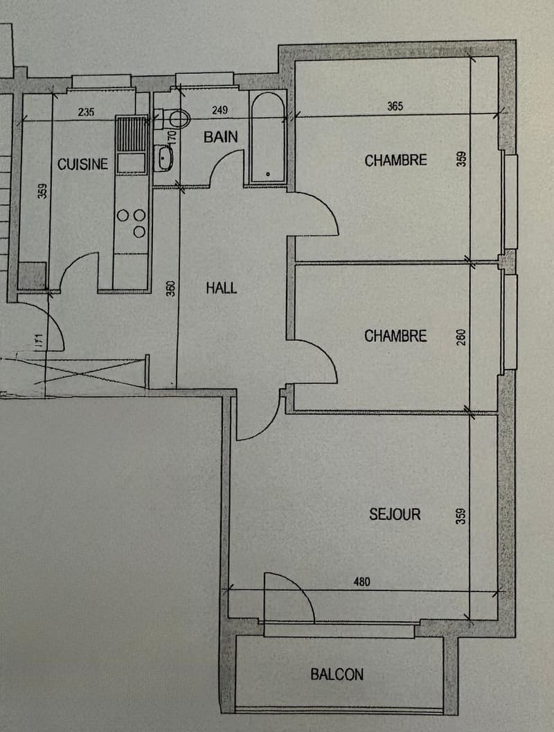 Appartement 3 ½ pièces, 2015 AREUSE (2)