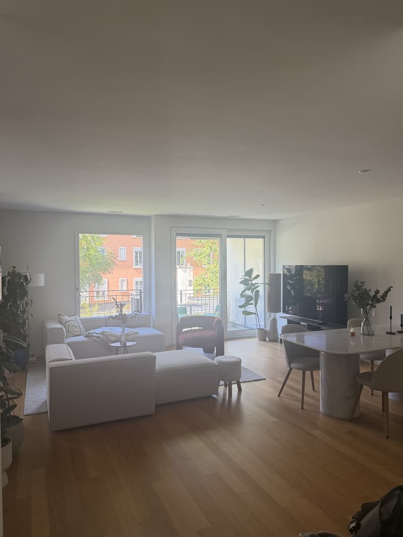Apartment swap 1.5-2.5 room for Modern 3.5 room apartment central Zurich (2 bathrooms, minerge, balcony) (1)