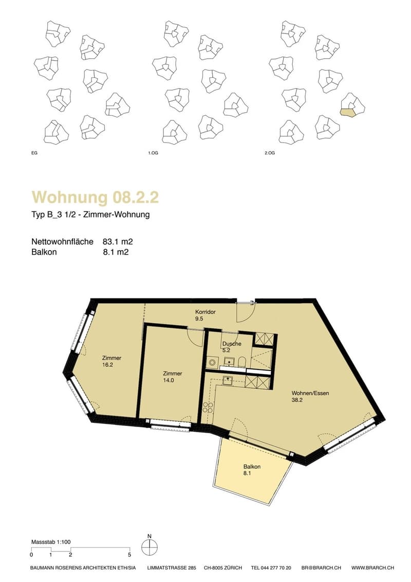 Helle 3.5-Zimmer Wohnung (5)