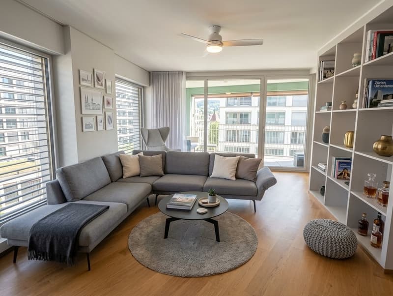 Exklusive 3.5-Zimmer-Wohnung (105 m²) mit Loggia im Herzen der Europaallee (1)