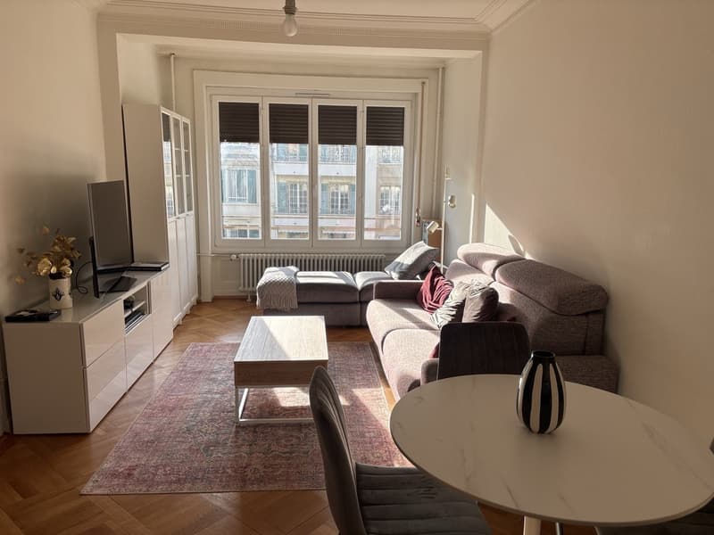 Très bel appartement traversant de 4.5 pièces avec 2 balcons-Champel (1)