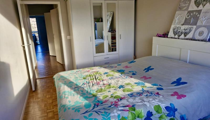 Bel appartement de 4 pièces, calme, lumineux, traversant, 5è étage avec ascenseur aux portes de Carouge (7)
