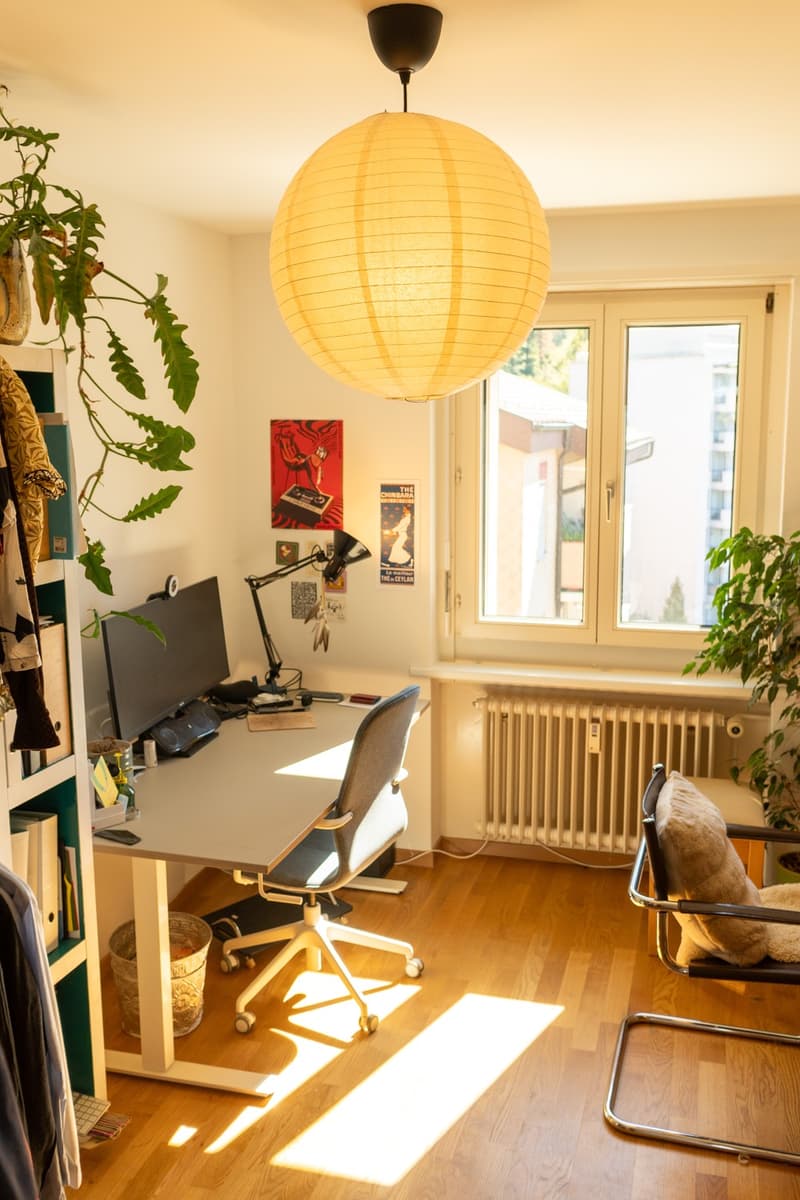 Helle möblierte 3-Zimmer-Wohnung mit Pilatusblick und 2 Balkonen zur befristeten Untermiete (3)