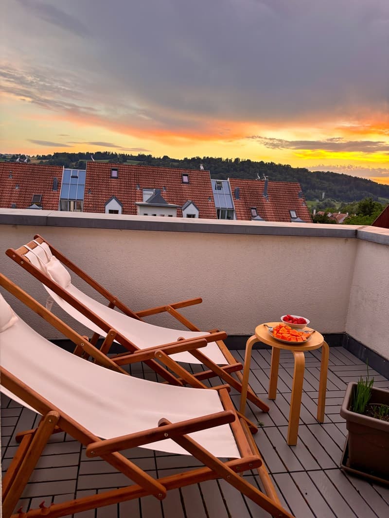 Helle 3.5-Zimmer-Maisonette mit Aussicht in Bonstetten (4)