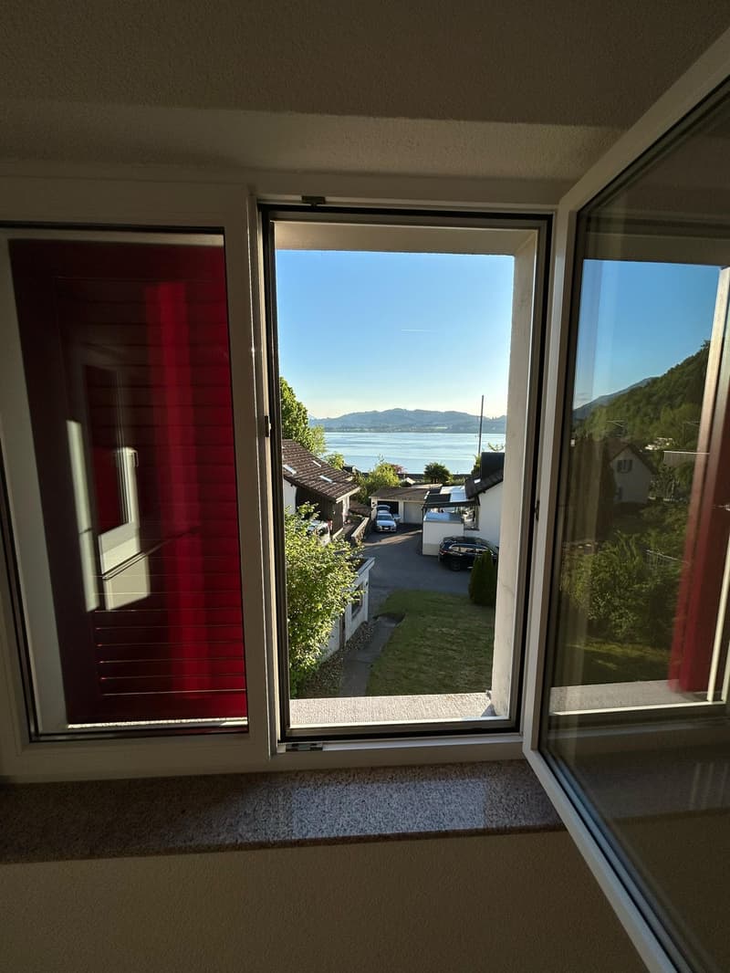 WG-Zimmer mit Seeblick nur 1 Min. vom Zugersee! (4)