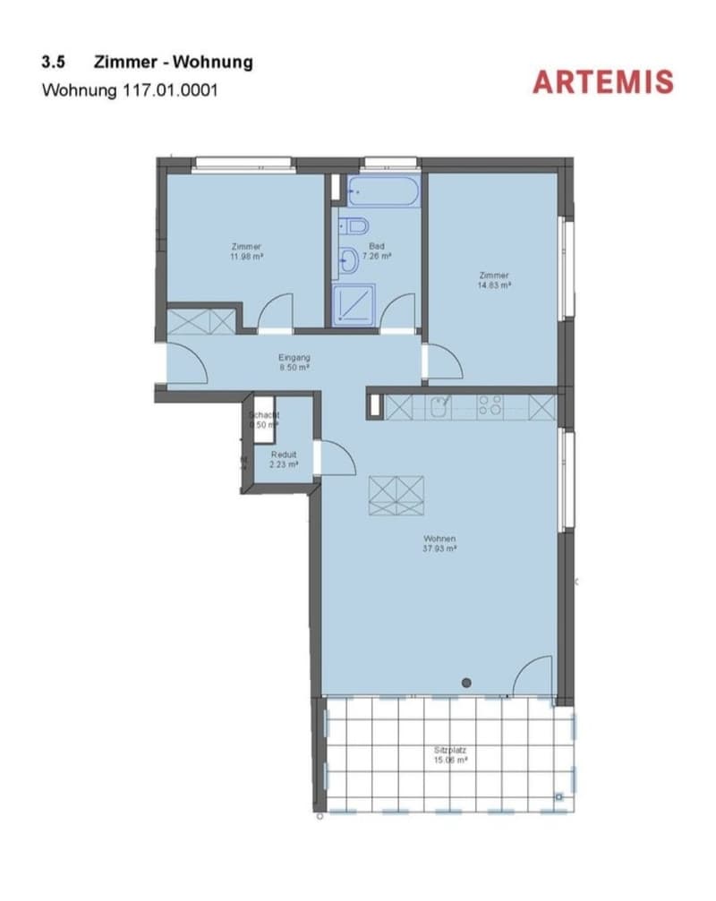 3 ½ Zimmer-Wohnung, 4665 Oftringen (4)