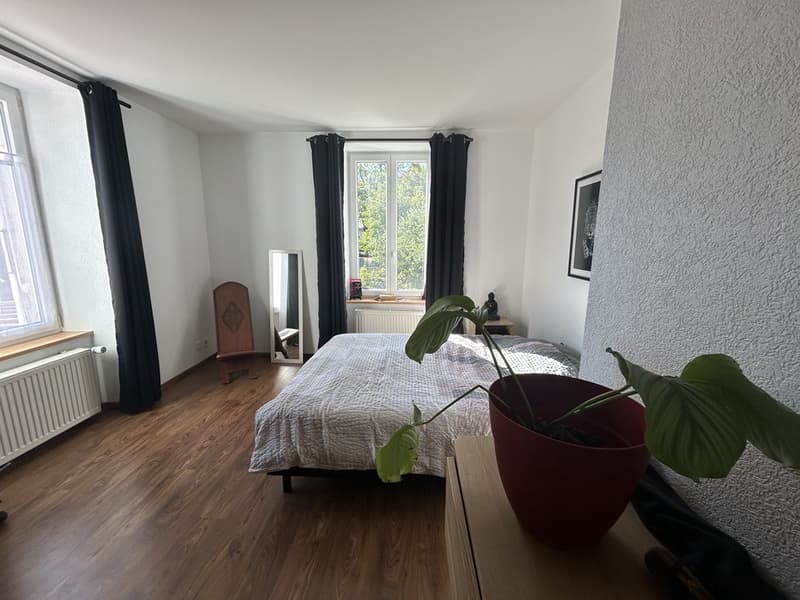 3,5 pièces à Môtiers avec véranda, terrasse et jardin ! (4)