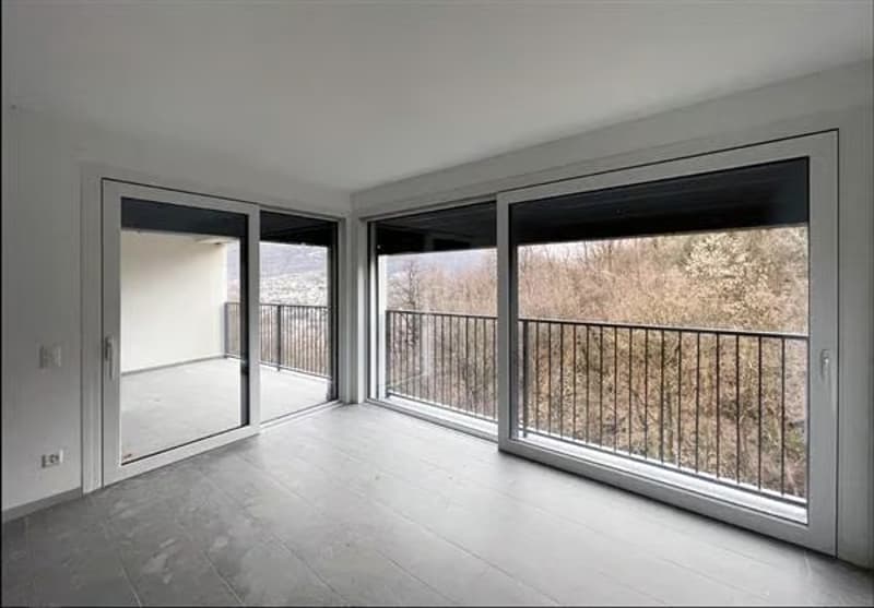 2.5 locali con terrazza coperta nel verde e box auto Pedrinate (10)