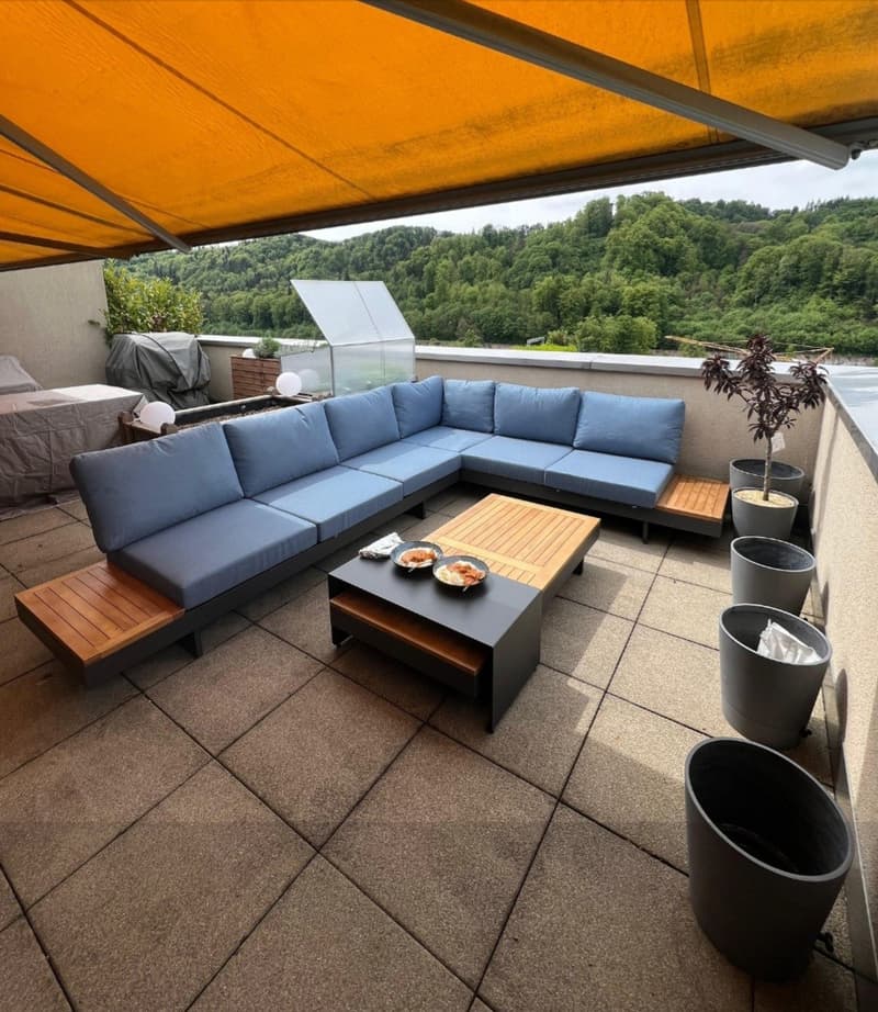 Traumhafte Terrassenwohnung: Helles WG-Zimmer inkl. AnkleidezimmerKatze (2)