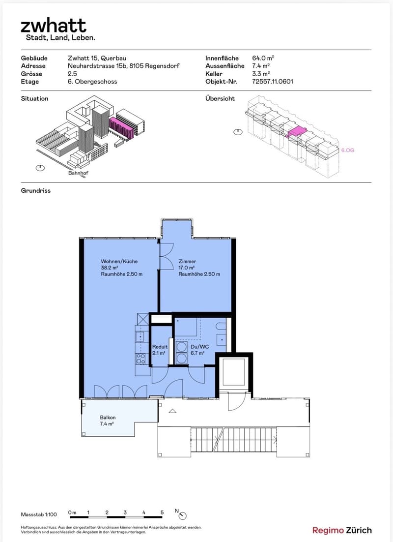 2 ½ Zimmer-Wohnung in Regensdorf mieten (13)