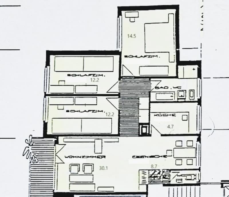 4.5 for rent in Thalwil family-friendly, close to train station (6)