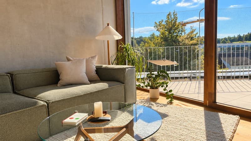 2.5-Zimmer Design-Attikawohnung mit 26 m² Terrasse im Aarauer Zelgli (2)