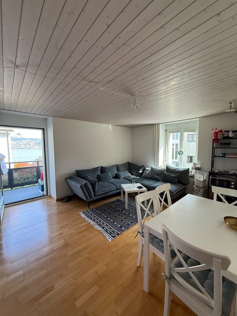Wohnen am Zürichsee - helle 3-Zimmer-Wohnung mit Balkon & Seeblick in Thalwil befristet vom 01.04.2027 zur Untermiete (1)
