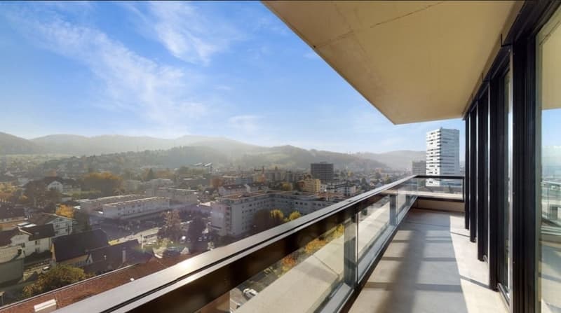 3.5-Zimmer Wohnung mit toller Aussicht, nähe Bahnhof (8)