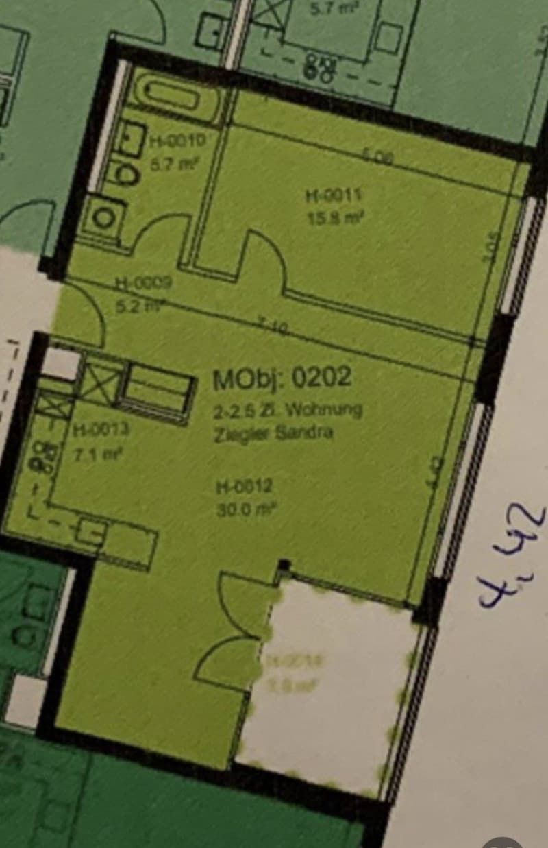 Moderne 2-Zimmer-Minergie-Wohnung im Zentrum von Liestal (2)