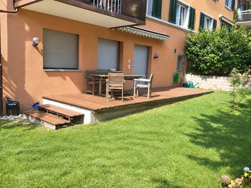 2.5 Zimmer Gartenwohnung nur 3 Gehminuten oberhalb des Schaffhauserplatzes (2)