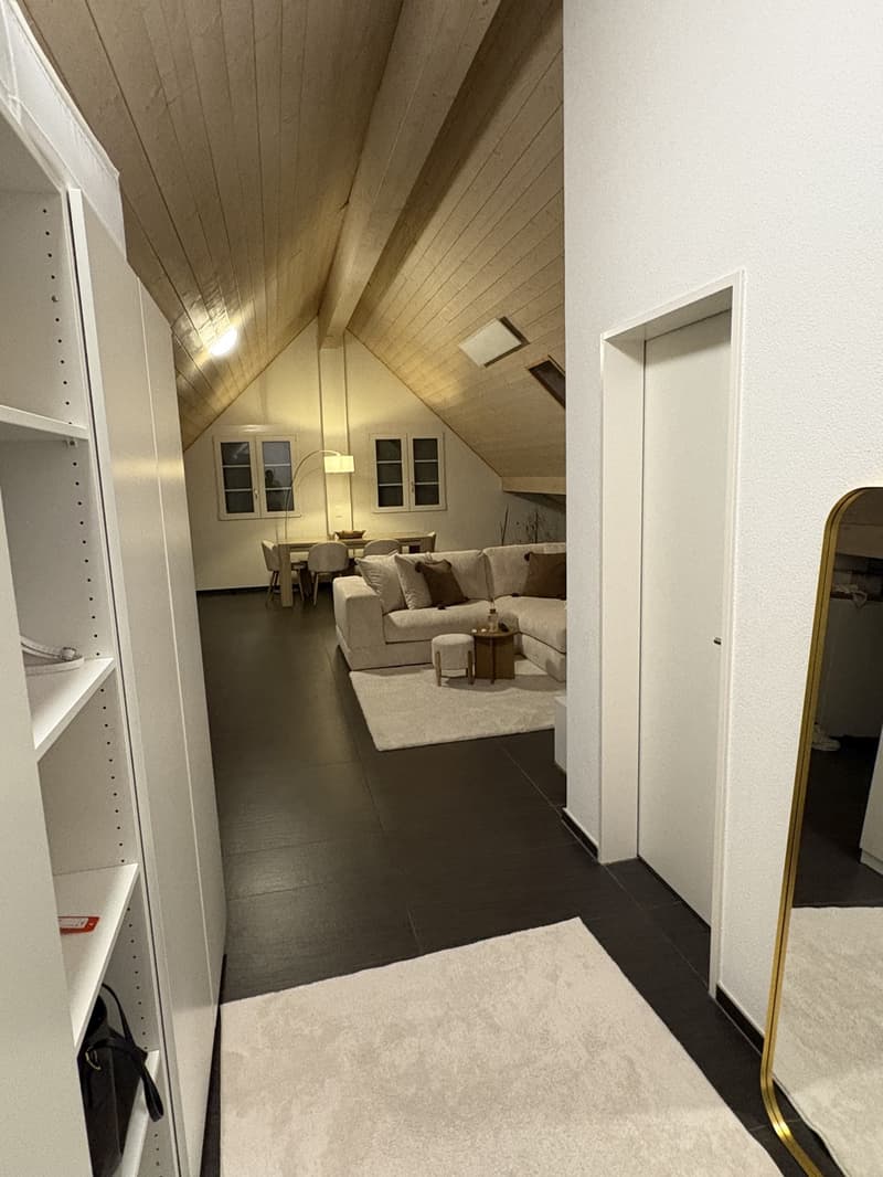 Nachmieter/in gesucht helle, gemütliche Dachwohnung in Stadel bei Niederglatt (1)