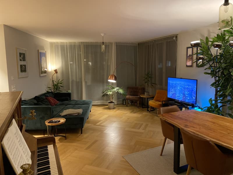 Möblierte 2.5-Zimmer-Wohnung mit Balkon beim Zürich HB | Fully Furnished 2.5-Room Apartment with Balcony next to Zurich main station (10)
