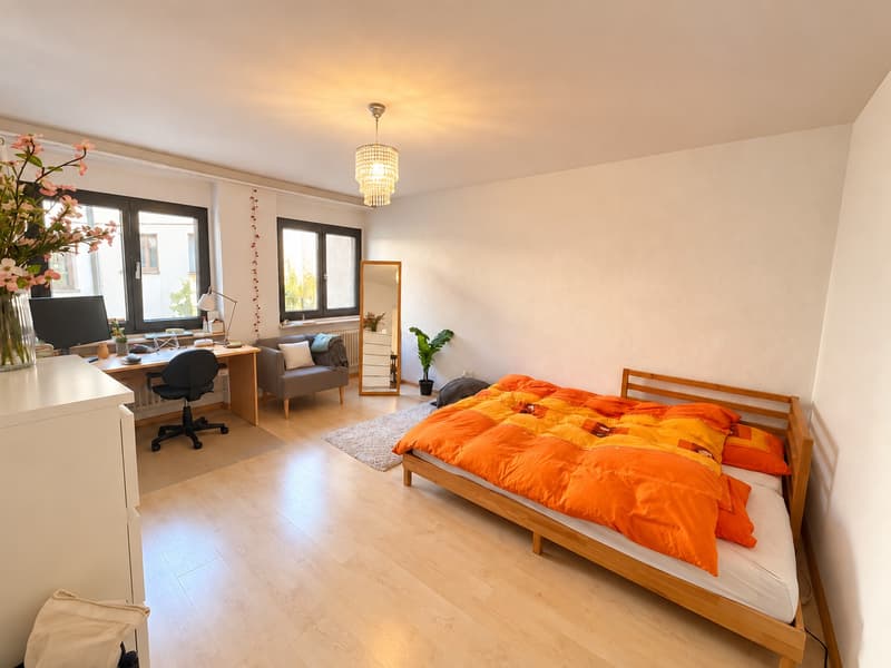 hree rooms becoming permanently available on a cozy street near Claraplatz (3)