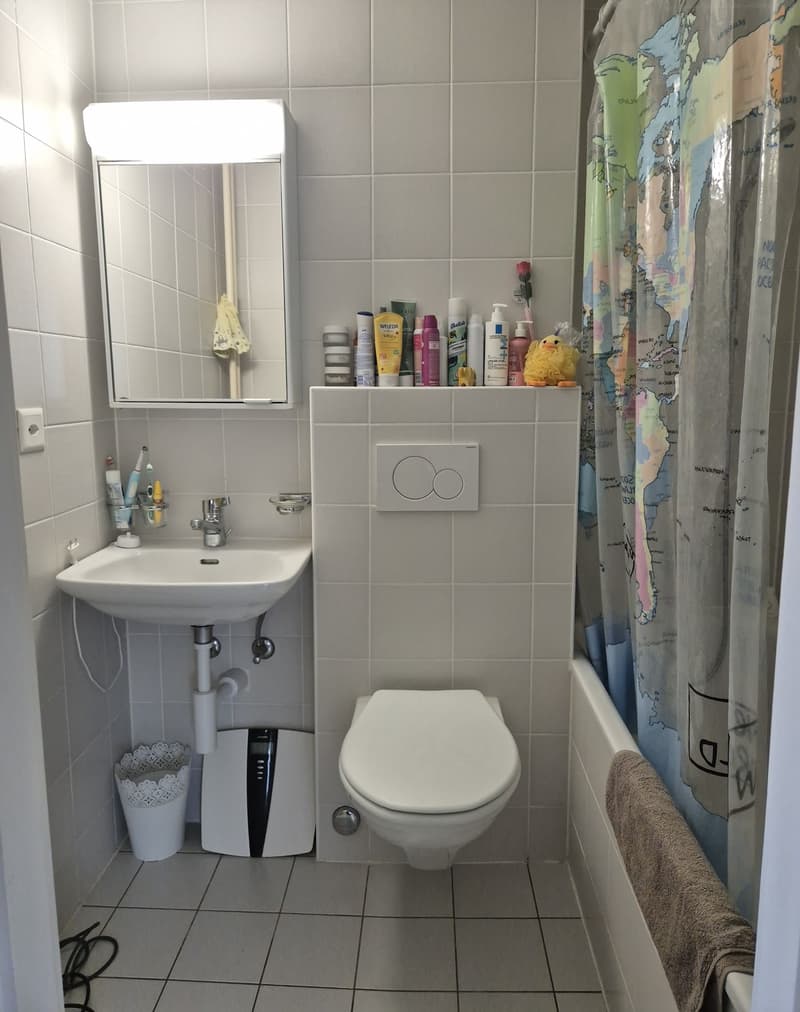 3 pièces Lumineux - Sous-gare - Avec Balcon Sud, Vue montagnes et Garage privé (7)