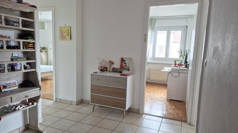 3 pièces Lumineux - Sous-gare - Avec Balcon Sud, Vue montagnes et Garage privé (6)