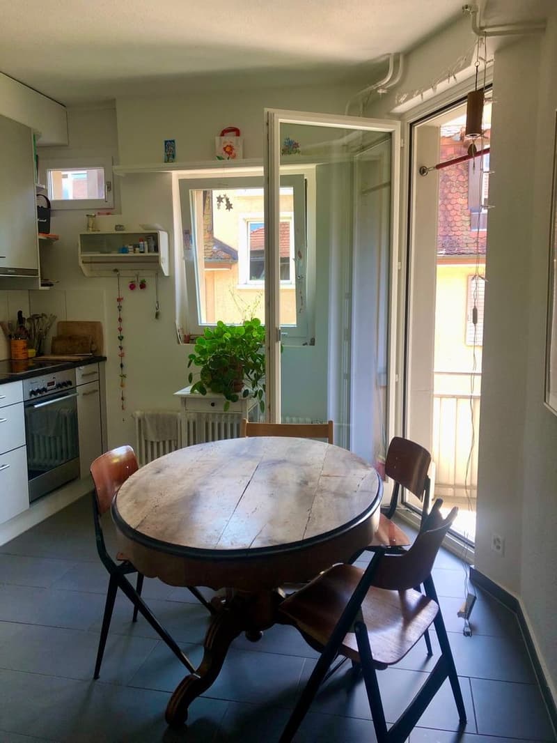 Schöne 4½-Zimmer-Wohnung Nahe Stadelhofen und See, Balkon zum Wald (1)