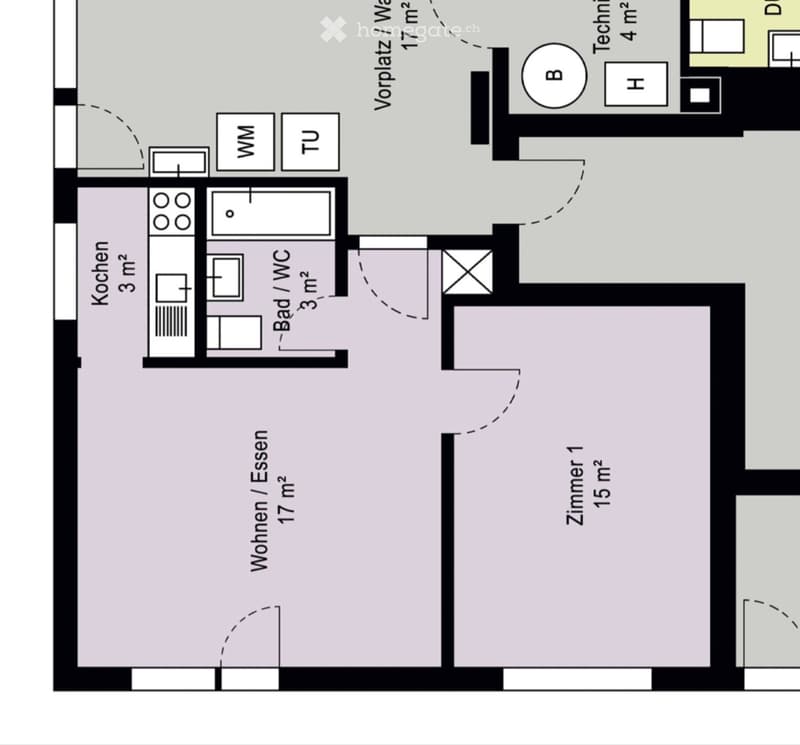 Charmante 2-Zimmer-Wohnung mit Sitzplatz (7)